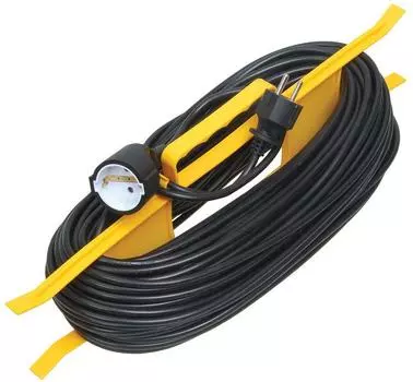 Удлинитель-шнур на рамке 1х30м 6А IP44 УР30 2х0.75 ИЭК WKF20-06-01-30