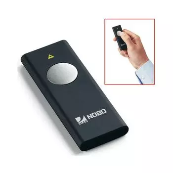 Указка лазерная NOBO P1, радиус действия 100 м, 87х34х8 мм, темно-синяя, европодвес (ACCO Brands, США), 1902388