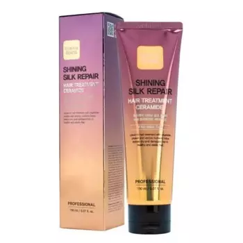 Укрепляющая маска для волос с керамидами FarmStay Shining Silk Repair Hair Treatment Ceramide 150 мл