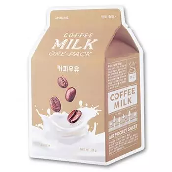 Укрепляющая маска с экстрактом кофе и коллагеном A'PIEU Coffee Milk One-Pack