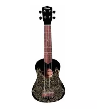 Укулеле VESTON KUS 25 OWL сопрано черная