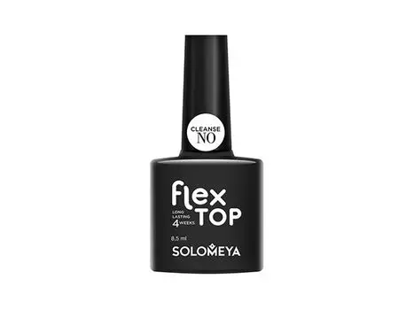 Ультрастойкое верхнее покрытие без липкого слоя Solomeya Flex top gel no cleanse 8,5 мл