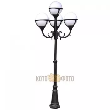 Уличный светильник Arte lamp Monaco A1497PA-4BK