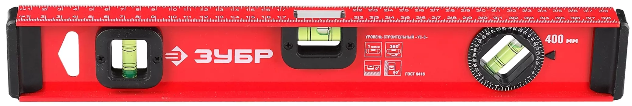 Уровень рельс Зубр Мастер 4-34583-040