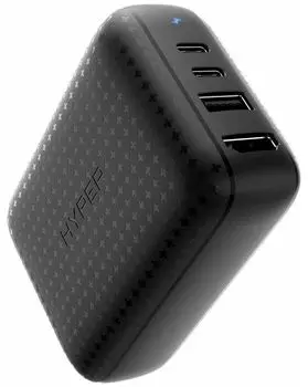USB-C хаб Hyper HyperDrive 60W USB-C Power Hub для Nintendo Switch и USB-С устройств. черный HDNS60-BLACK