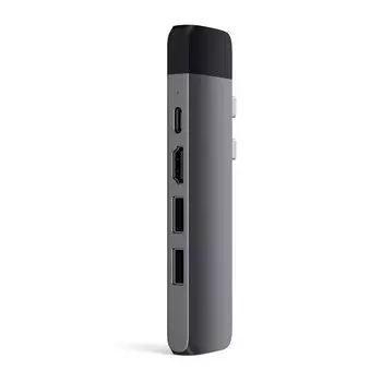 USB-концентратор Satechi Aluminum Pro Hub With Ethernet для 2016/2017 MacBook Pro 13/15 Space Gray ST-TCPHEM