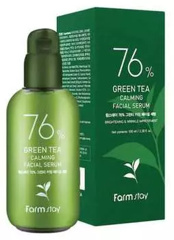 Успокаивающая сыворотка FarmStay с экстрактом семян зеленого чая, 100мл