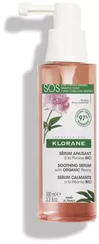 Успокаивающая сыворотка Klorane с органическим экстрактом пиона для чувствительной кожи головы 100 мл