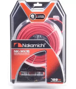Установочный комплект проводов для усилителя Nakamichi NAK-NK-WK18