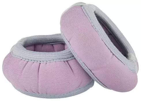 Утяжелители БРАСЛЕТ неопрен, дробь, SM-147, Сиреневый, 2*0,1 кг