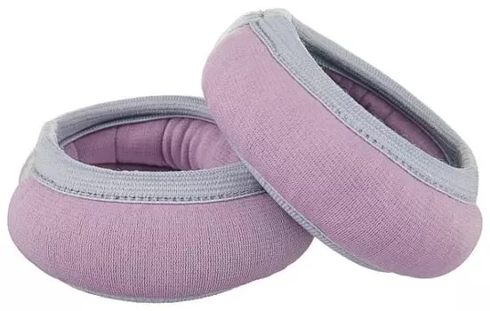 Утяжелители БРАСЛЕТ неопрен, дробь, SM-256, Сиреневый, 2*0,2 кг