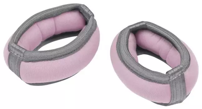 Утяжелители БРАСЛЕТ неопрен, дробь, SM-368, Сиреневый, 2*0,25 кг