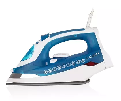 Утюг Galaxy GL 6118 белый/голубой