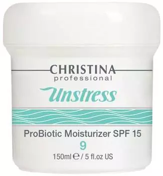 Увлажняющее средство с пробиотическим действием Christina Unstress: Probiotic Moisturizer SF15 150мл