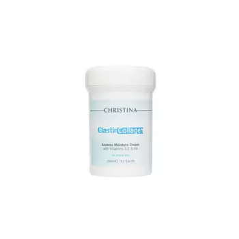 Увлажняющий азуленовый крем для нормальной кожи Christina Elastin Collagen Azulene Moisture Cream, 60 мл