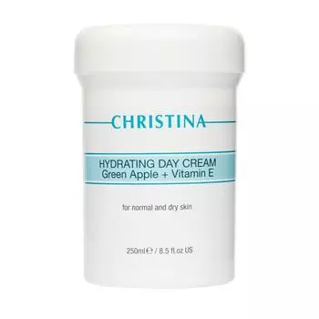Увлажняющий дневной крем с зеленым яблоком и витамином Е Christina Hydrating Day Cream Green Apple + Vitamin E, 250 мл