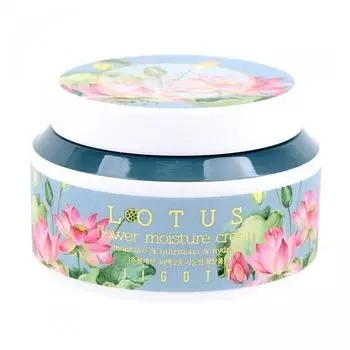 Увлажняющий крем для лица Jigott с экстрактом лотоса