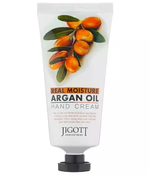 Увлажняющий крем для рук с аргановым маслом Jigott Real Moisture Argan Oil Hand Cream