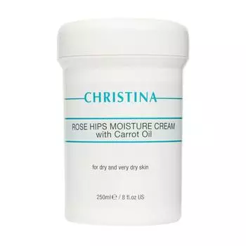 Увлажняющий крем с маслом шиповника и морковным маслом Christina Rose Hips Moisture Cream with Carrot Oil, 250 мл