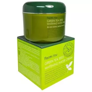 Увлажняющий крем с семенами зеленого чая FarmStay Green Tea Seed Whitening Water Cream, 100гр
