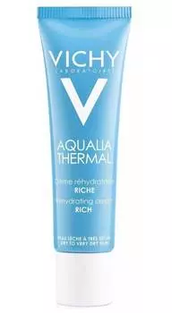 Увлажняющий насыщенный крем Vichy AQUALIA THERMAL для сухой и очень сухой кожи, 30 мл