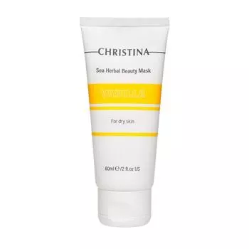 Ванильная маска красоты для сухой кожи Christina Sea Herbal Beauty Mask Vanilla, 60 мл