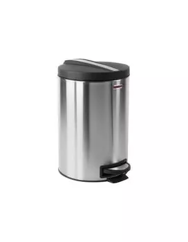 Ведро-контейнер для мусора (урна) с педалью ЛАЙМА "Modern", 12 л., матовое, нержав. сталь, 232264