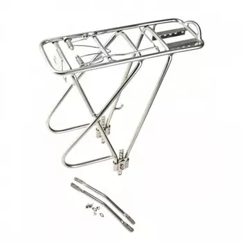 Вело Багажник YL-LA 8010R алюм, сереб, сварн, регул, 26, 8010 R YL-LA silver