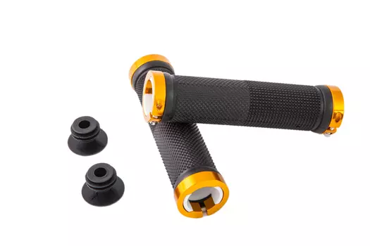 Вело Ручки с металлическими зажимами H-G 119 12.9 см Черно-золотой