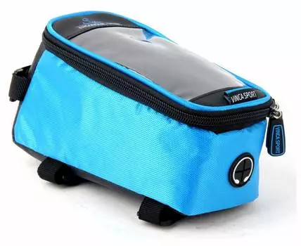 Вело Сумка на раму с отделением для телефона FB-07-2 L 195*100*100мм Синий