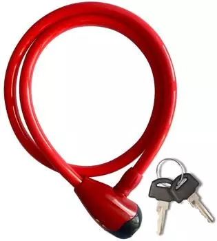 Вело Замок GOLDEN KEY, GK-101.315, Красный, 12*1000мм