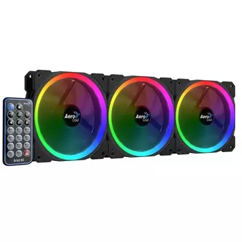 Вентилятор для корпуса AeroCool Orbit RC RGB Led (4713105962963)