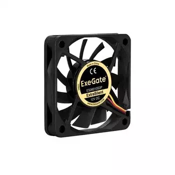 Вентилятор для корпуса ExeGate ExtraSilent ES06010S3P 60x60x10 мм 3pin 3000RPM 23dBA (EX283368RUS)