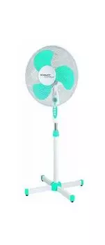 Вентилятор напольный Scarlett SC-SF111B12 белый/голубой