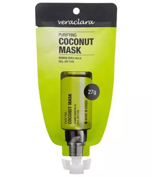 Veraclara Очищающая маска-пленка с ароматом кокоса, 27 г