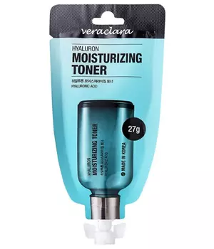 Veraclara Увлажняющий тонер с гиалуроновой кислотой, 27 г