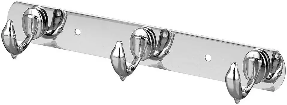 Вешалка с 3-мя крючками "Дельфины" SSA-015-3, (нерж.сталь)