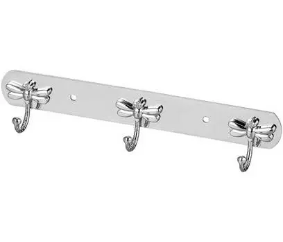 Вешалка с 3-мя крючками "Стрекозы" SSA-025-3, (нерж.сталь)