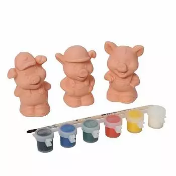 Весна. Набор для творчества "Три поросенка" (игрушка пластмассовая) арт.В3673