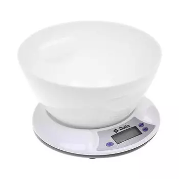 Весы кухонные электронные Delta КСЕ-01 белый