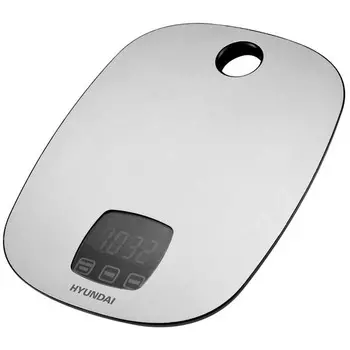 Весы кухонные электронные Hyundai HYS-KS511 серебристый