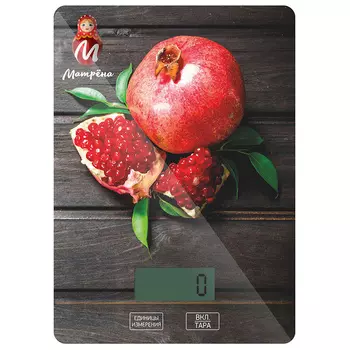 Весы кухонные электронные Матрёна МА-037 Гранат