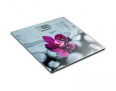 Весы напольные электронные Redmond RS-733 макс.180кг серый/орхидея