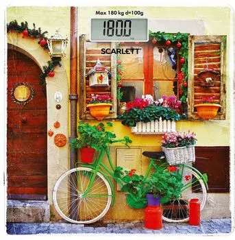 Весы напольные электронные Scarlett SC-BS33E030 макс.180кг рисунок