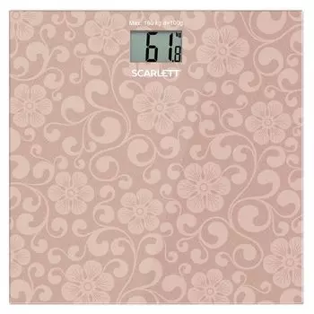 Весы напольные электронные Scarlett SC-BS33E034 розовый