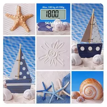 Весы напольные электронные Scarlett SC-BS33E078 рисунок