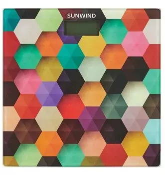 Весы напольные электронные SunWind SSB053 макс.180кг рисунок