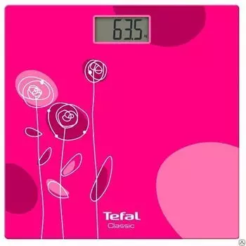 Весы напольные электронные Tefal PP1147V0 макс.160кг розовый