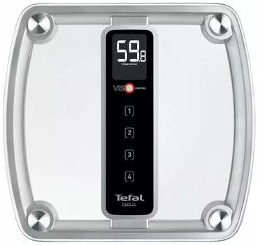 Весы напольные электронные Tefal PP5150V1 серебристый