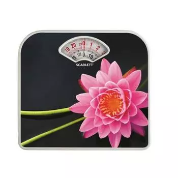 Весы напольные механические Scarlett SC-BS33M043 лотос